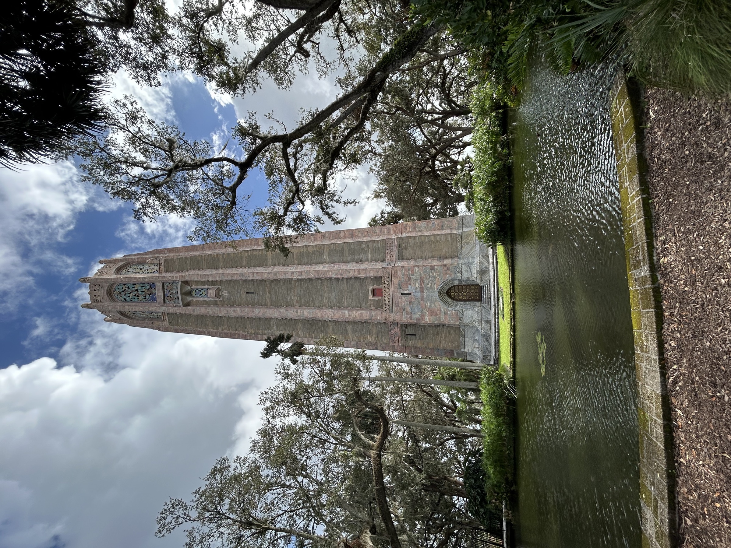 The 205-foot Singing Tower carillon at Bok Tower Gardens